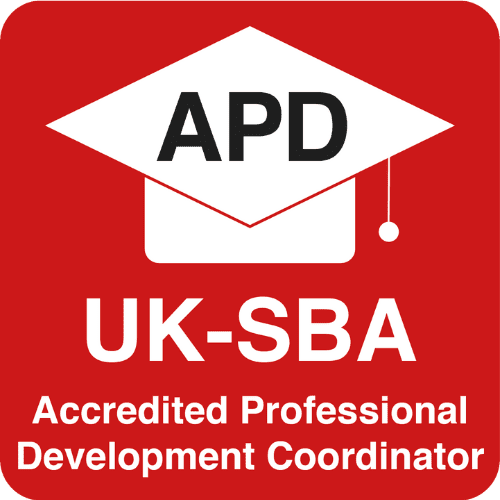 Accredited Professional Development Co-ordinator for UK-SBA logo
